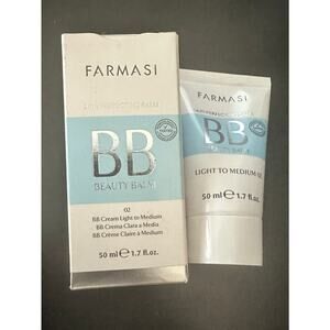 Farmasi BB Beauty Balm Cream 7 in 1, 1.7 fl oz - 02 Light to Medium - NEW